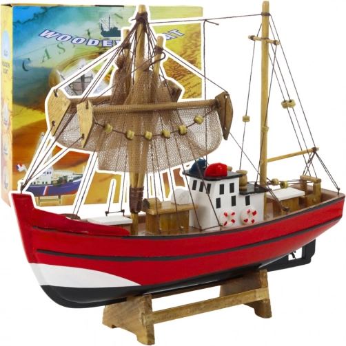 Modello decorativo di barca da pesca