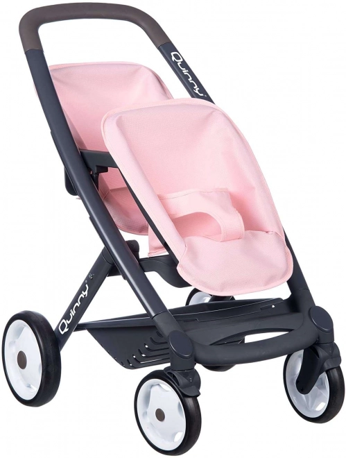 Passeggino sportivo per bambole gemelle Maxi Cosi rosa chiaro