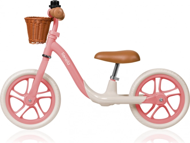 Bicicletta senza pedali per bambini rosa Alex di Lionelo