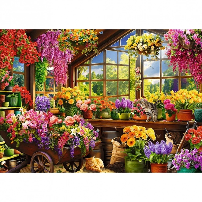 Puzzle 1000 pezzi Premium Plus preparativi per la primavera