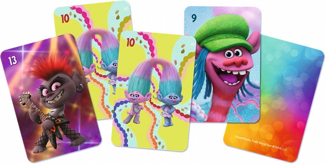 Gioco di Carte di Černý Petr con i Trolls