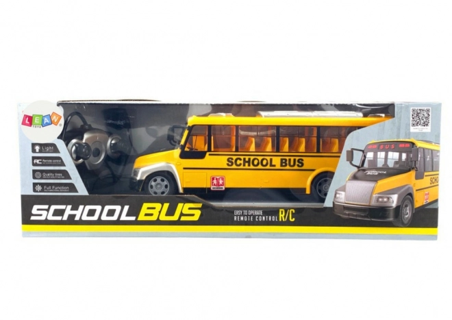 Autobus Scolastico Radiocomandato RC Luci Giallo