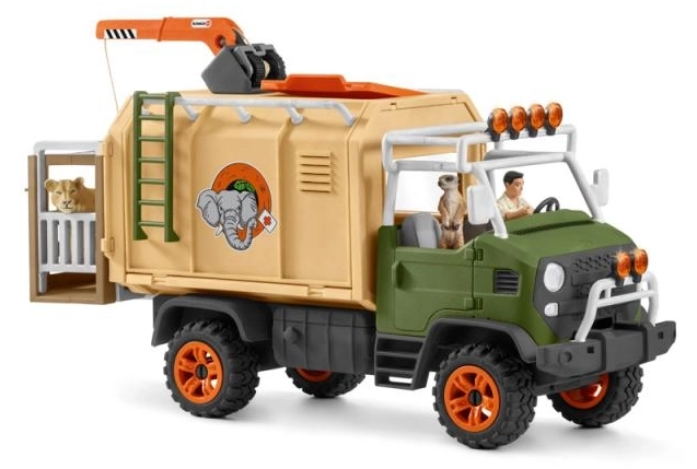 Camion di salvataggio per animali SCHLEICH Wild Life