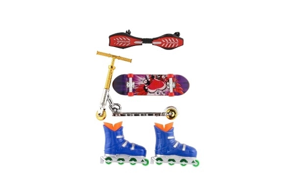 Set mini skateboard e accessori per dita