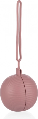 Custodia in silicone per succhietto con chiusura, Old Pink
