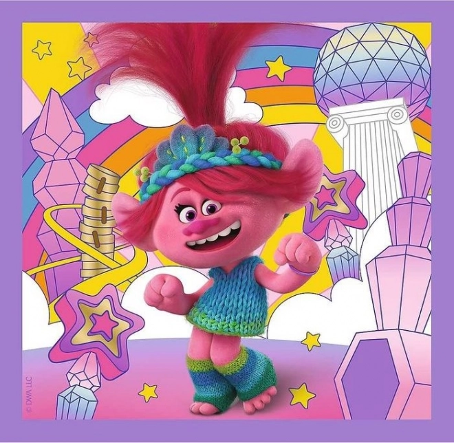 Puzzle TREFL Trolls 3-in-1