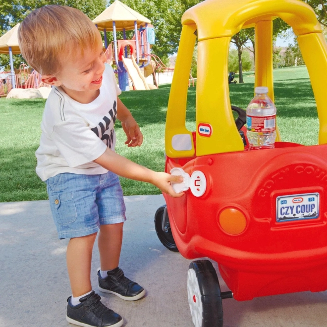 Nuova macchinina Cozy Coupe giallo-rosso Little Tikes