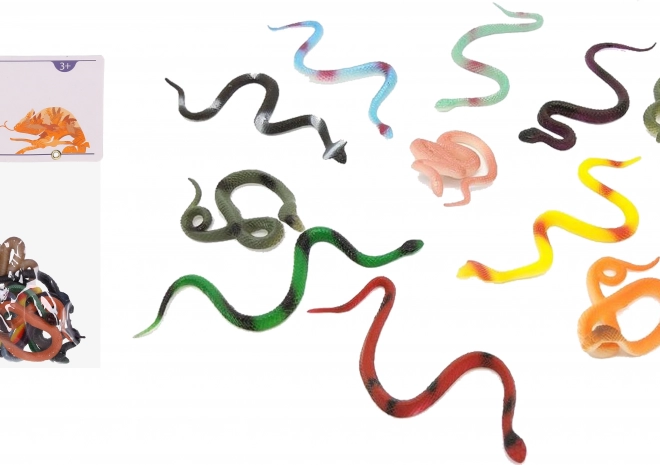 Set di figure Serpente 12 pezzi 10 cm