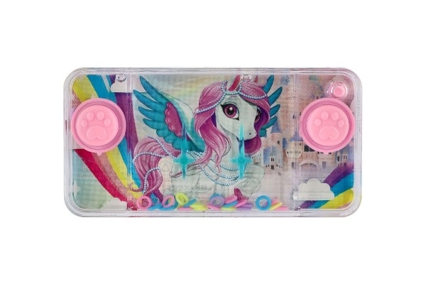 Gioco d'acqua puzzle con unicorno