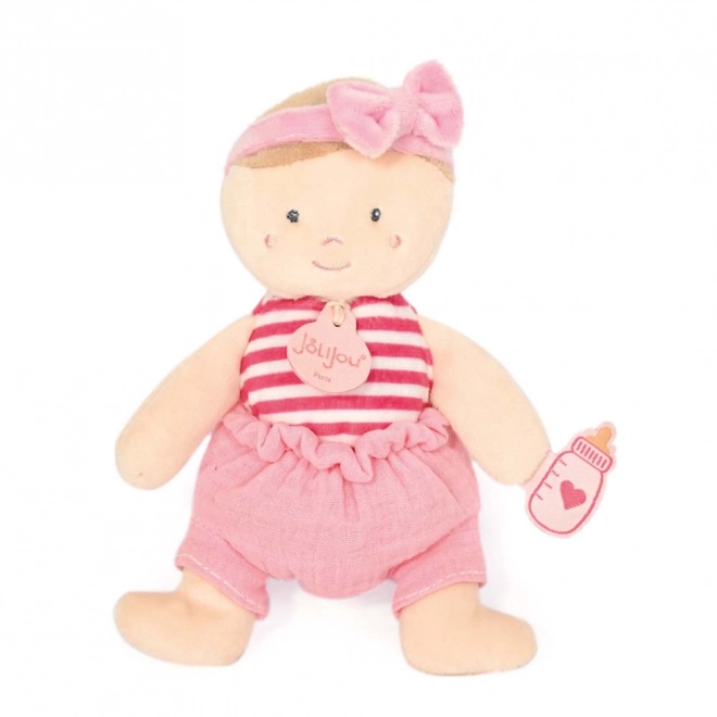 Bambola Doudou Jolijou 18 cm Rosa