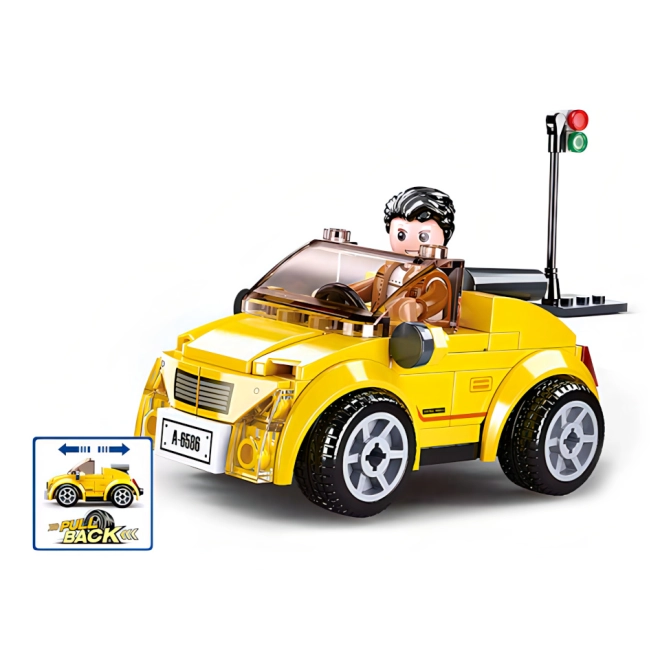 Cabriolet giallo compatto per avventure in cittá