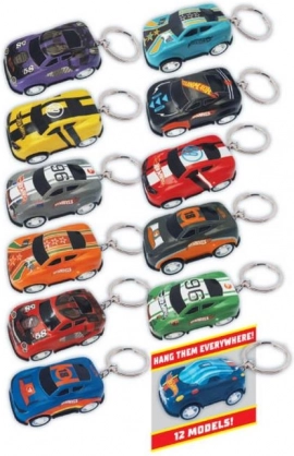 portachiavi Hot Wheels GT K‑Cars 3D PVC + metallo