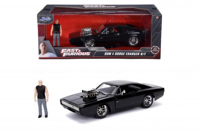Auto Dodge Charger 1970 1:24 con figurina Dominic Toretto