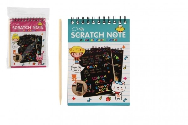 Blocco Note Scratch Arcobaleno - 10 Fogli