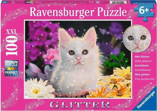 Puzzle Gattina Glitter XXL 100 pezzi