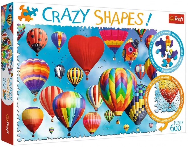 Puzzle 600 Pezzi Crazy Shapes - Palloni Colorati