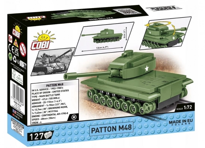 Cobi M48 Patton Set Costruzioni 127 Pezzi