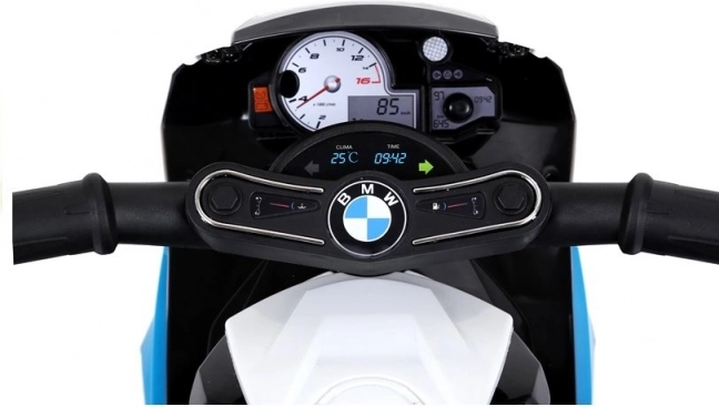 Motore a batteria BMW S1000RR a tre ruote blu