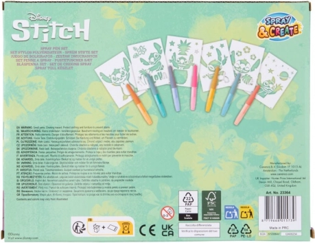 Grande set creativo di pittura con pennarelli soffianti di Stitch