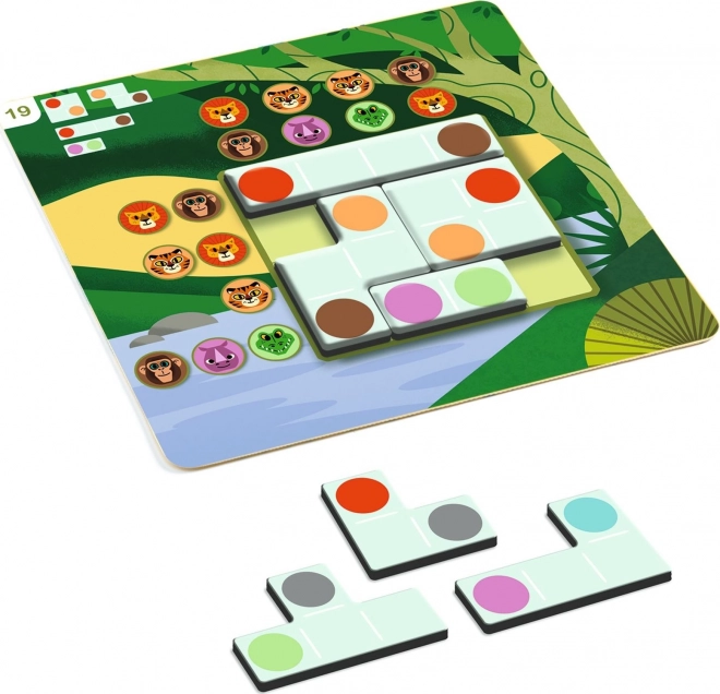 Gioco tascabile Djeco Sologic Wildanimo