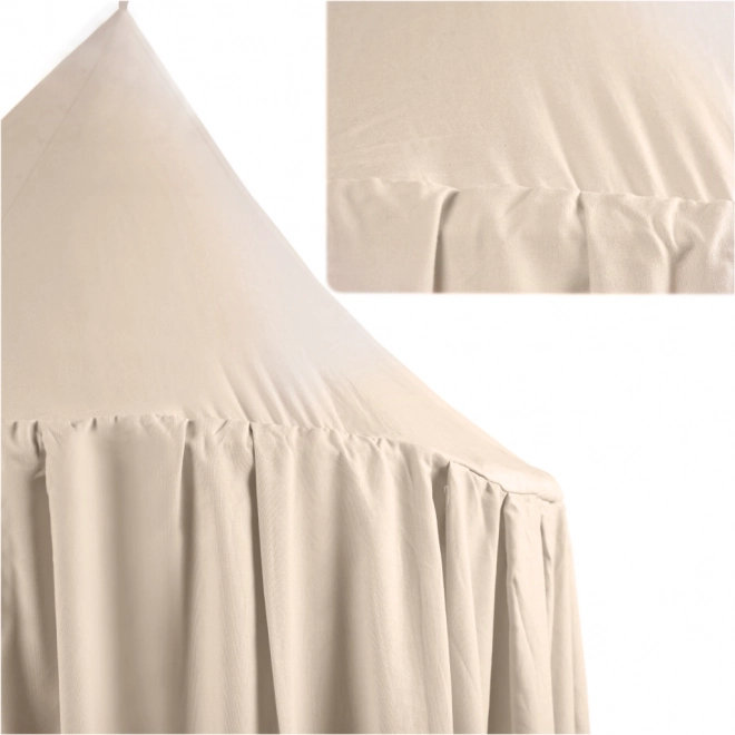 Baldacchino a tenda tipì grigio sospeso – beige