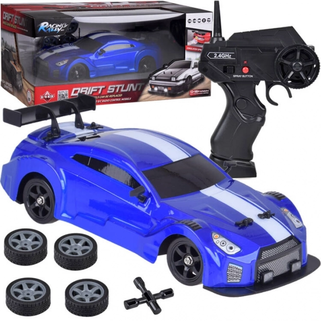 Auto RC drift 4x4 con effetto fumo e luci LED