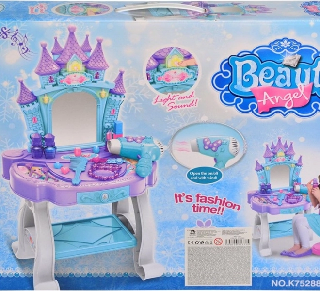 Tavolino da trucco per piccole principesse