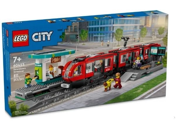 Tram cittadino con stazione LEGO City