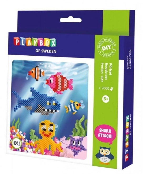 Playbox set perline stirabili tema mondo sottomarino