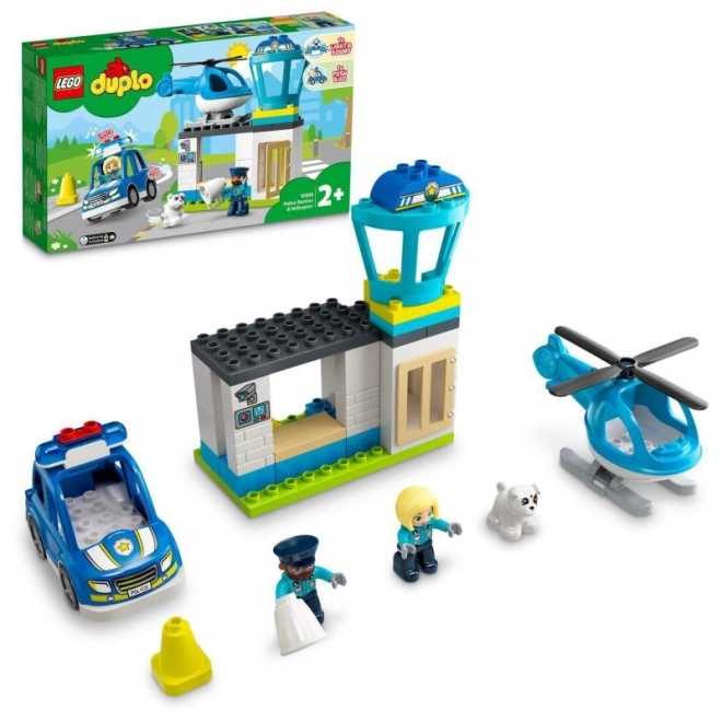 Stazione di Polizia e Elicottero LEGO Duplo