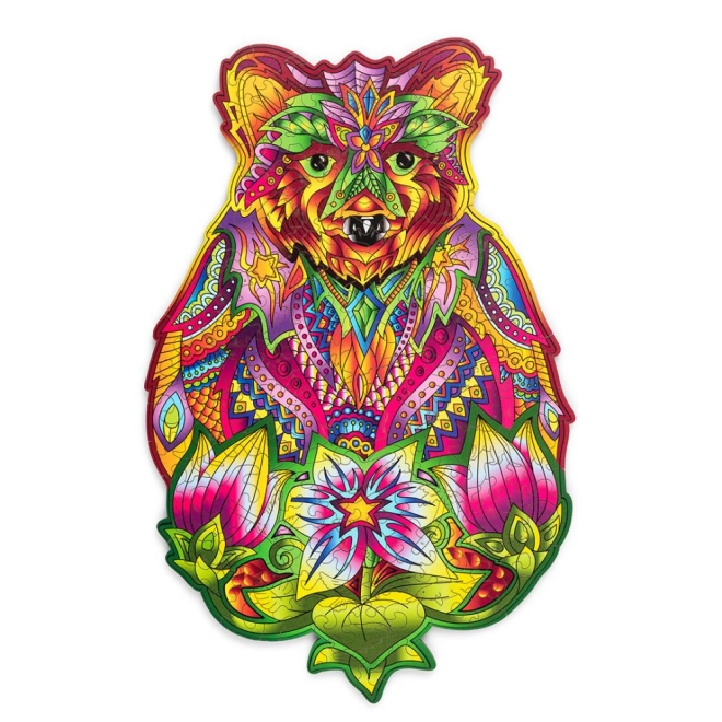 Orso artistico con motivi ricchi