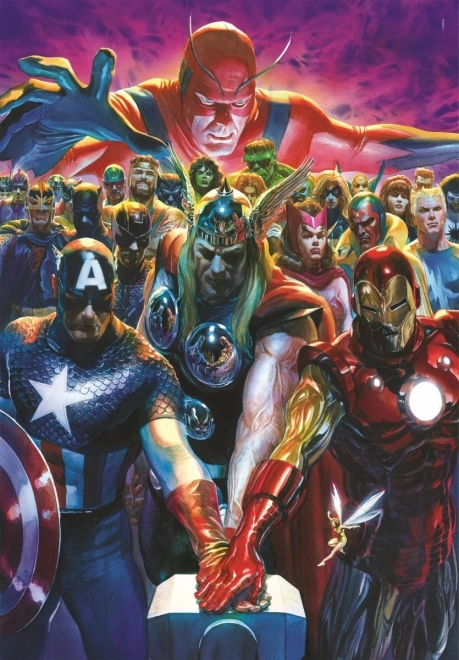 Puzzle 1000 pezzi Compact Marvel The Avengers