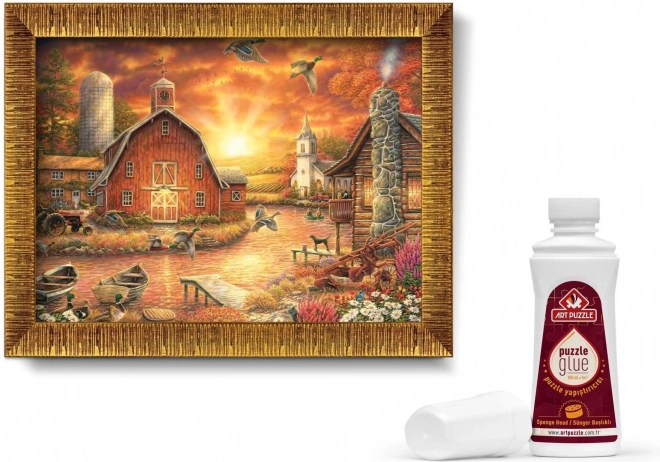 Puzzle con cornice e colla 3 in 1 Oltre il Sole 1000 pezzi