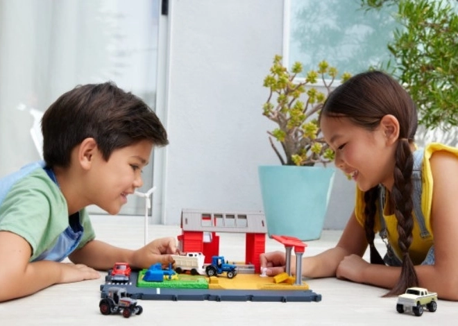 Set Matchbox della fattoria con animali e trattore con suono