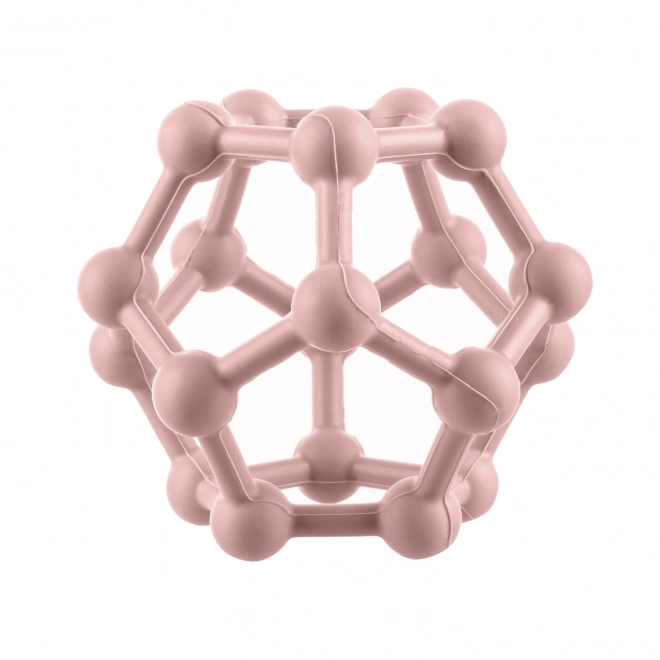 Ciuccio in silicone Atom rosa antico