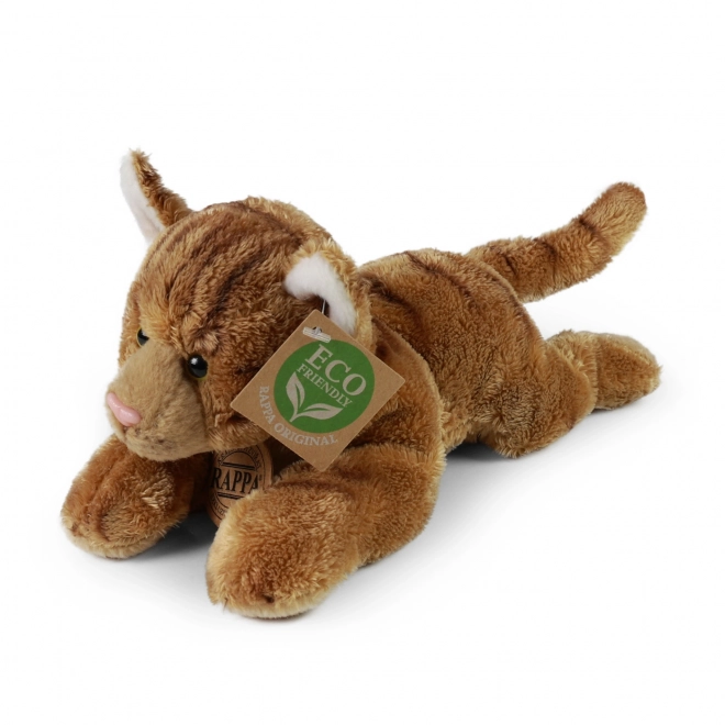 Gatto di peluche marrone eco-friendly 18 cm