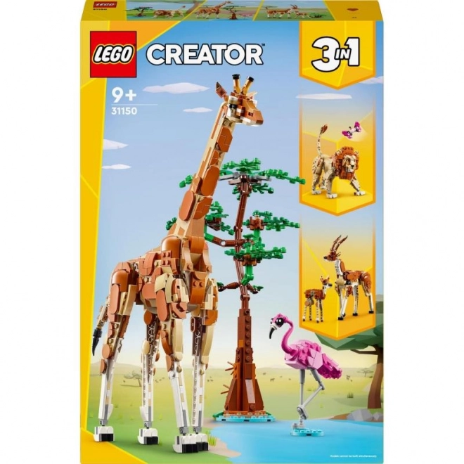 Animali Selvaggi Da Safari LEGO Creator 3-in-1