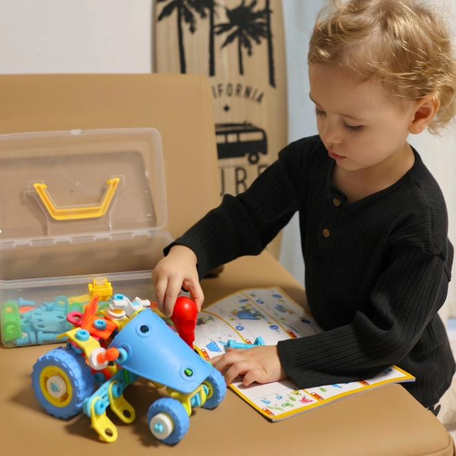 Set di costruzioni di veicoli per bambini 6 in 1