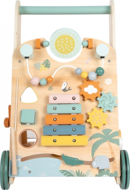 Deambulatore per bambini in legno Safari