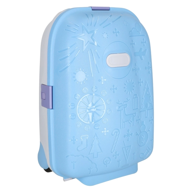 Valigia da viaggio per bambini con ruote a LED