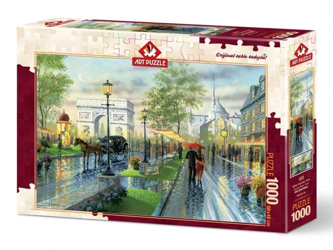 Puzzle Passeggiata Primaverile a Parigi 1000 Pezzi