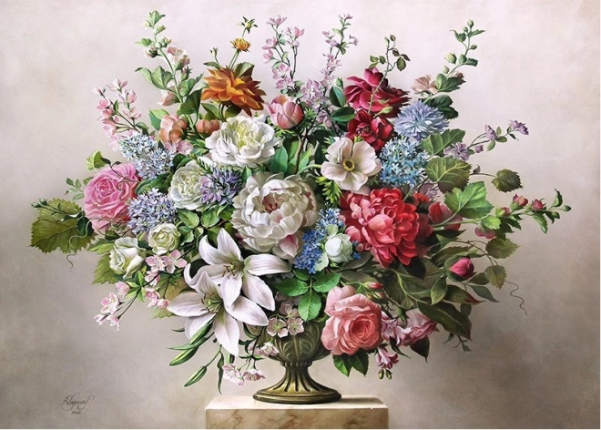 Puzzle 1000 pezzi Bouquet Incantevole