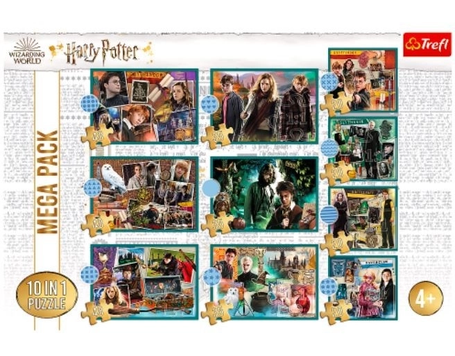 Puzzle Harry Potter Mega Pack 10 in 1 di Trefl