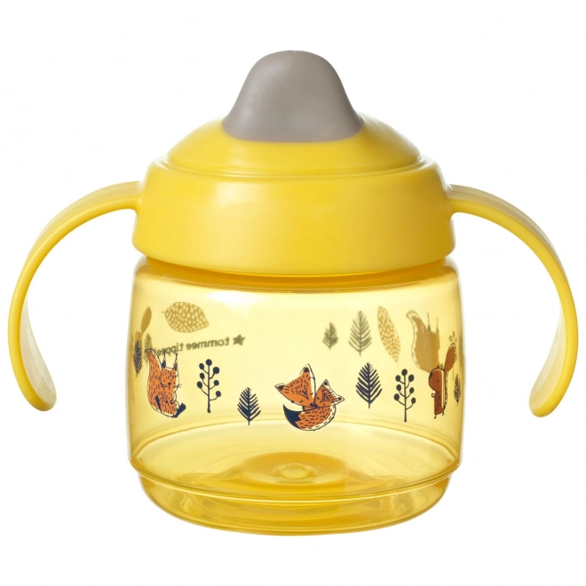 Bicchiere non-gocciolante Superstar, 190ml 4m+, Giallo