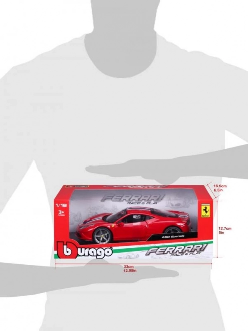 Modellino Ferrari 458 Speciale di Bburago