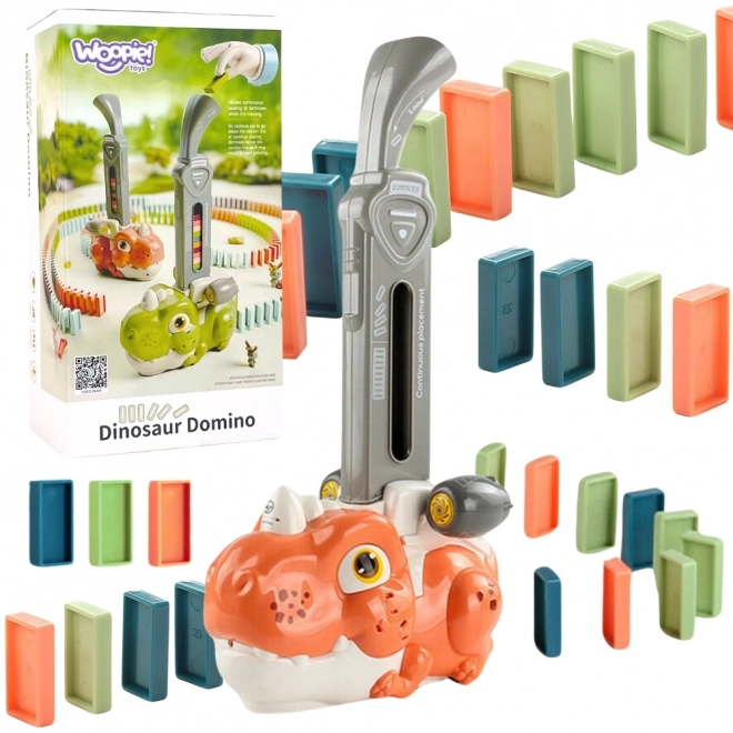 Treno elettrico Domino Dinosauro WOOPIE