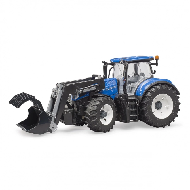 Trattore con caricatore frontale Bruder New Holland T7.315