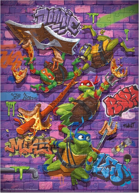 Puzzle Ninja Turtles d'Azione 150 Pezzi