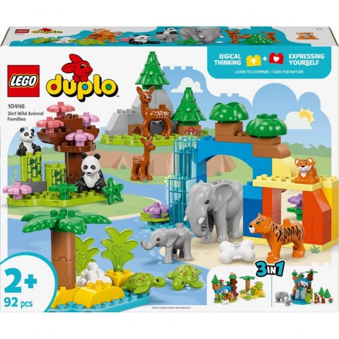 Famiglie di animali selvatici LEGO DUPLO 3 in 1