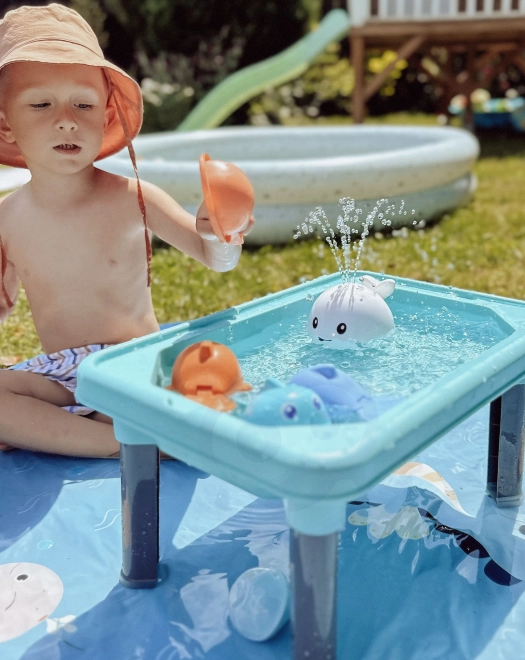 Balena LED zampillante per il bagno